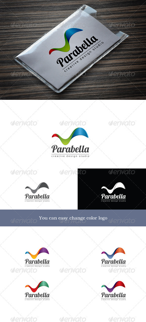 Parabella Logo Design - Abstract Logo Templates