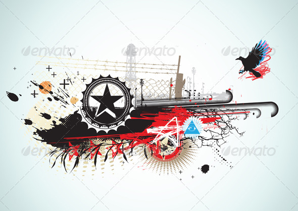 Urban background - Decorative Vectors