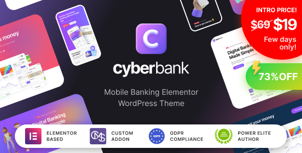 Download Cyberbank – Business and Finance WordPress Theme Free Nulled
