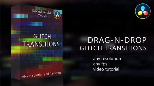 Glitch Transitions for DaVinci Resolve