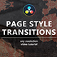 Page Style Transitions for DaVinci Resolve - VideoHive Item for Sale