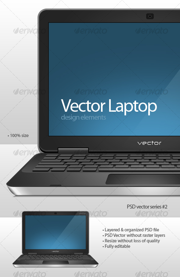 Vector Laptop - Miscellaneous Web Elements