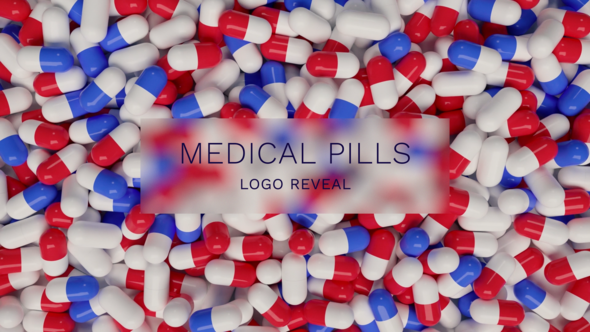 Medical Pills Logo Reveal | For Premiere Pro