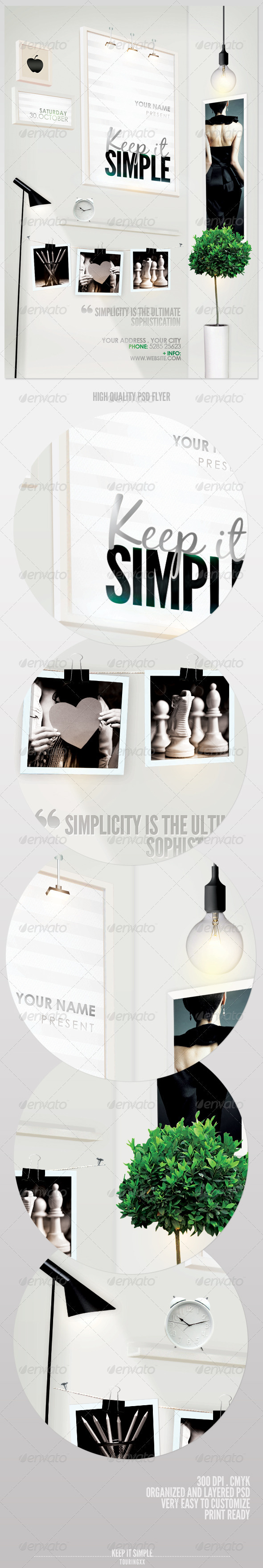 Keep It Simple Flyer Template - Flyers Print Templates
