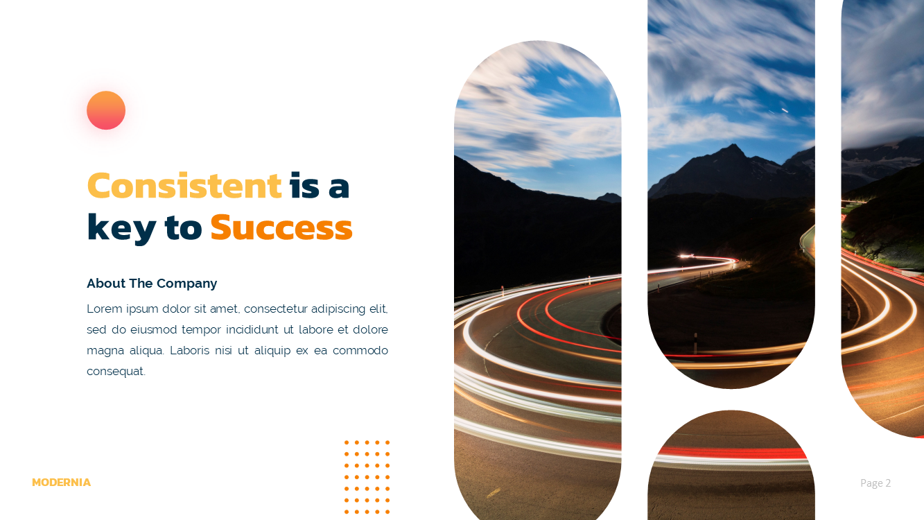 Modernia Professional Business Presentation Template, Presentation ...