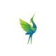 Heron Gradient Colorful Logo Template
