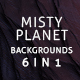 Misty Planet Backgrounds Pack 6in1 - VideoHive Item for Sale