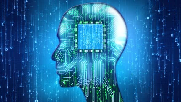 Big Data Cloud Computing Ai Artificial Intelligence Cpu Brain Chip Circuit Board alt