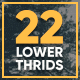 22 Minimal Lower Thirds 