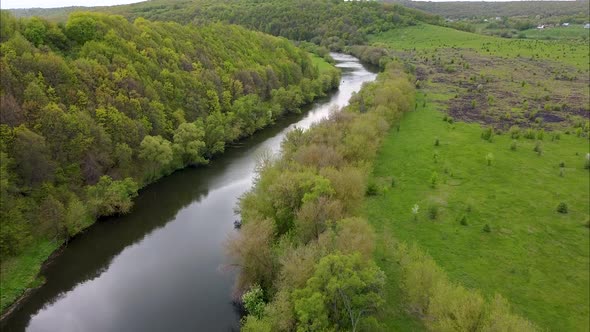 View of the River From Above alt