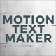 Motion Text Maker - VideoHive Item for Sale