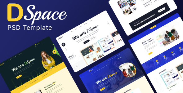 Dspace - Digital Agency PSD Template