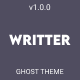 Writter - Minimal Membership & Subscription Ghost Theme