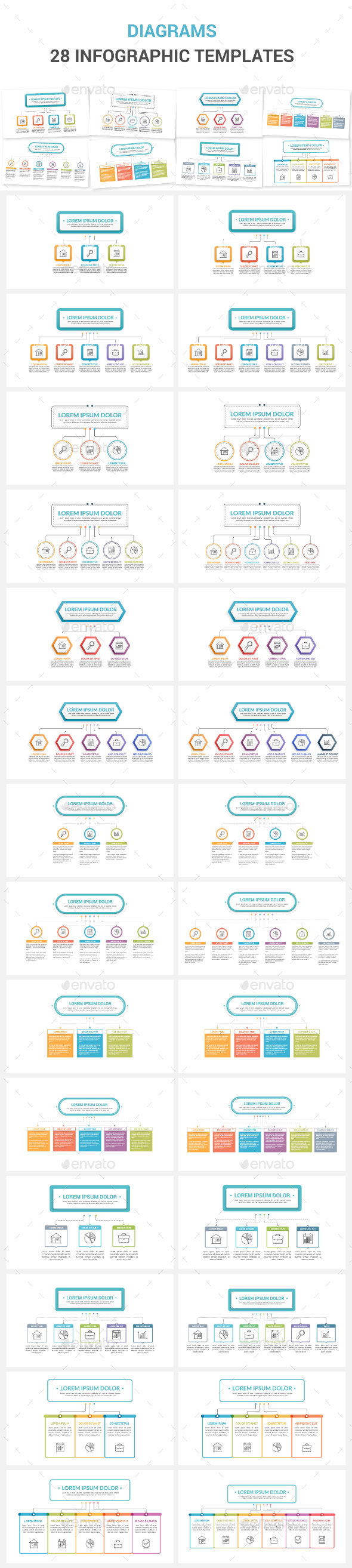 Infographic Templates - Diagrams