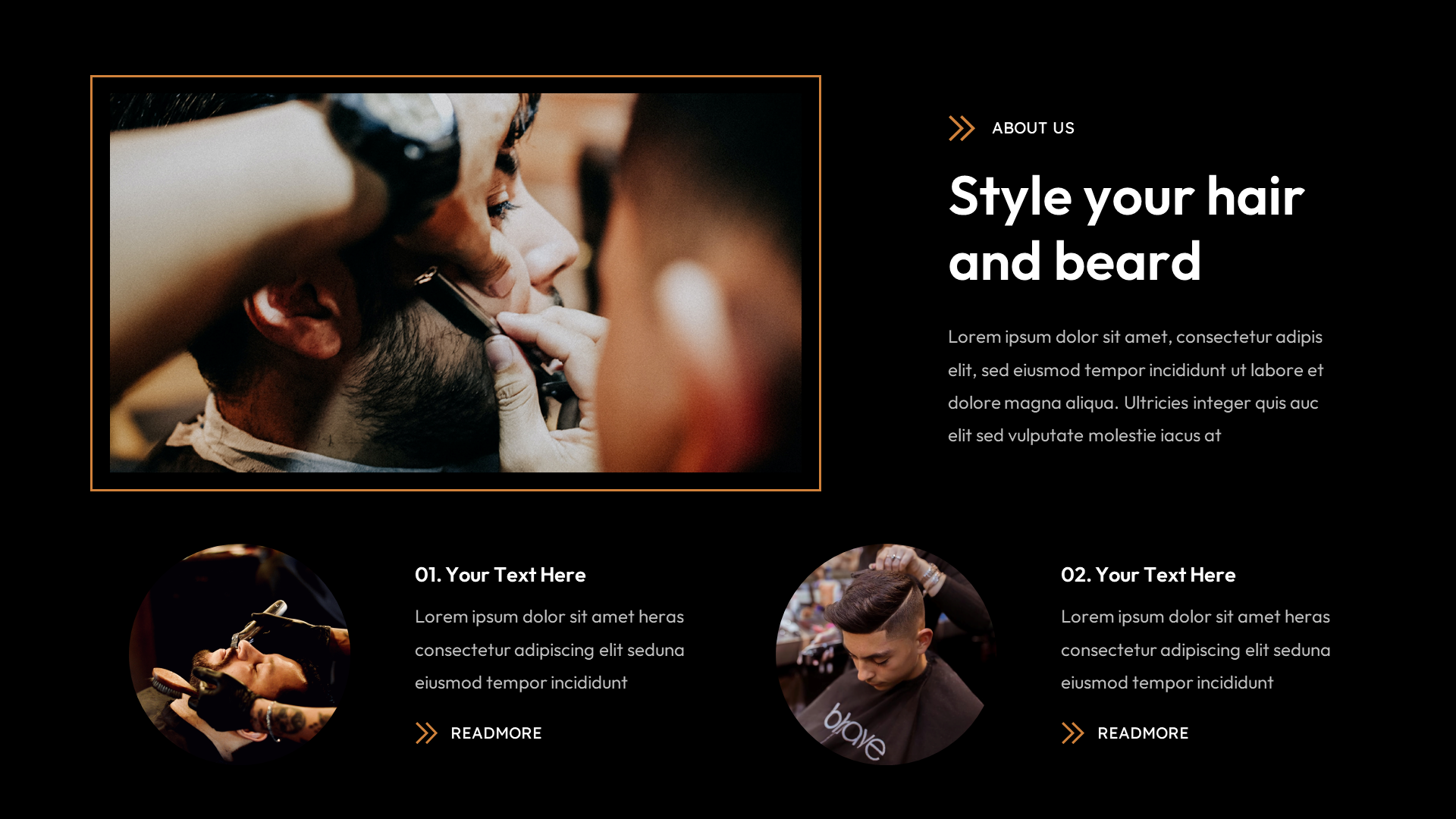 & Shaving PowerPoint Template, Presentation Templates