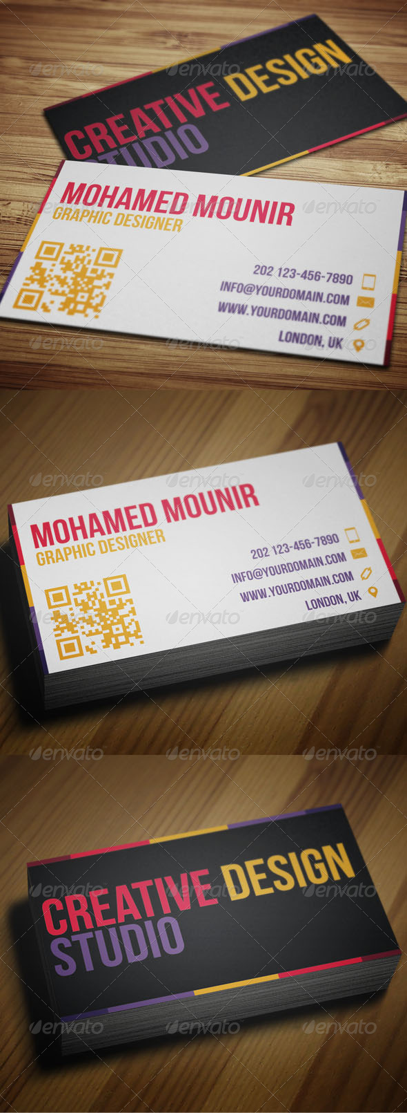 Creative Design Studio Business Card - Creative Business Cards