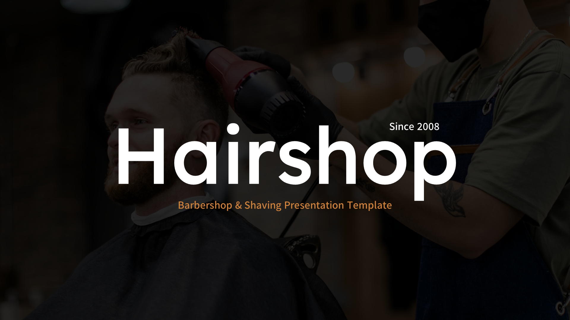 & Shaving Google Slides Template, Presentation