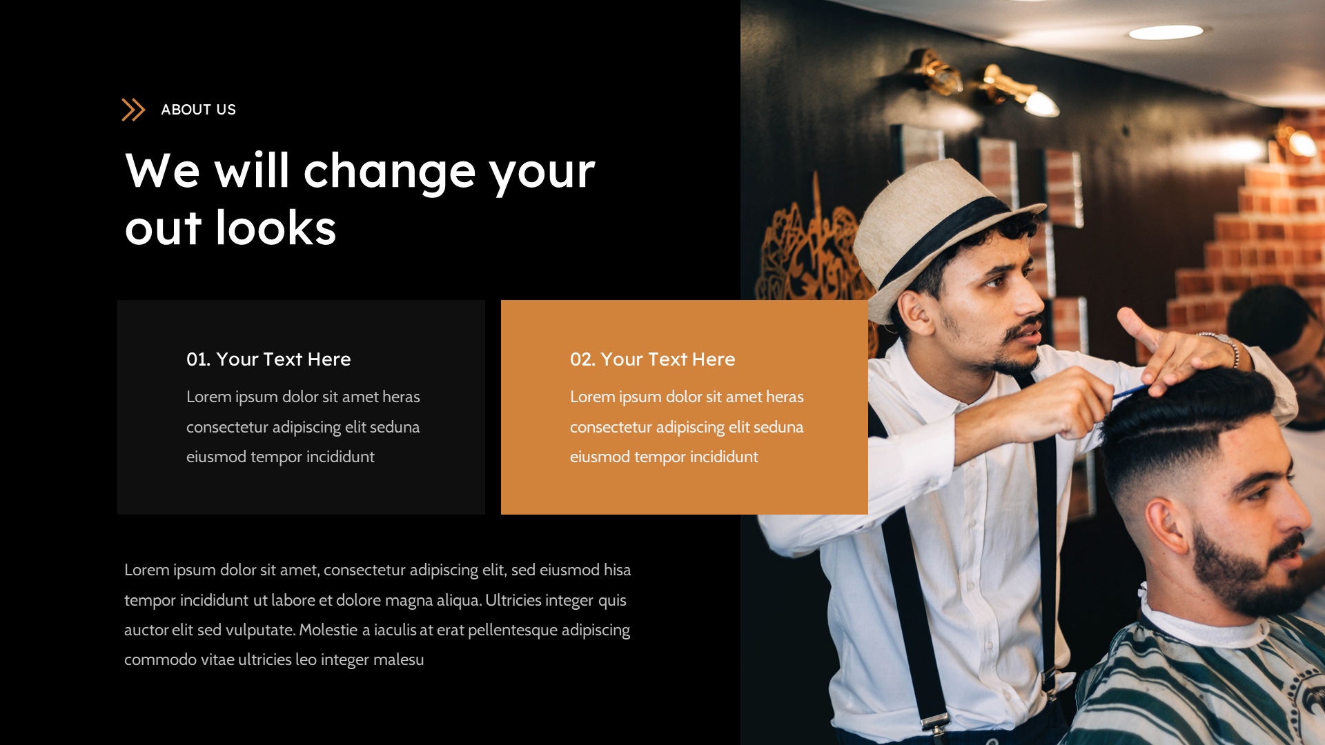 & Shaving Google Slides Template, Presentation Templates