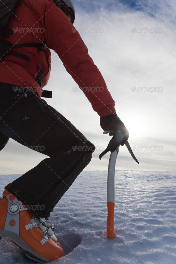 Mountain climber - Stock Photo - Images