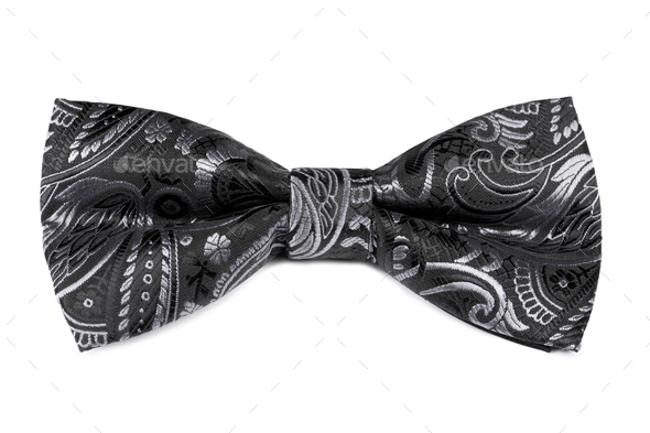Black bow tie - Stock Photo - Images