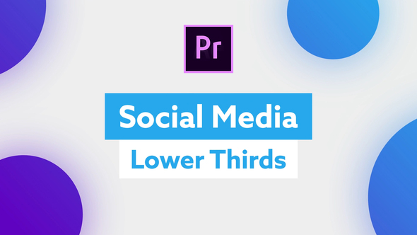 Social Media Lower Thirds for Premiere Pro