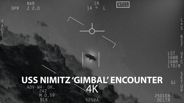 Gimbal UFO Encounter Recreation 4K