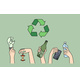 Recycling and Ecological Conversation Concept