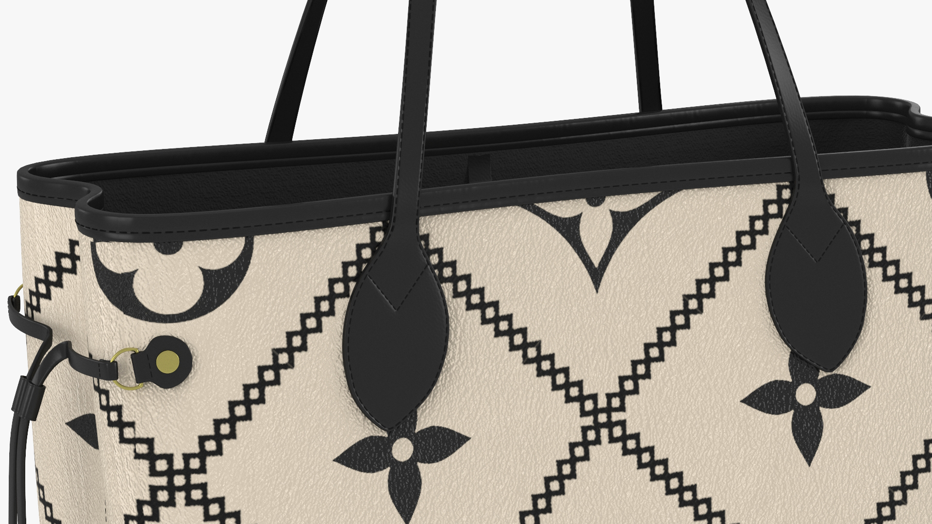 LOUIS VUITTON Handbag Neverfull MM Black by RenderingArtLab