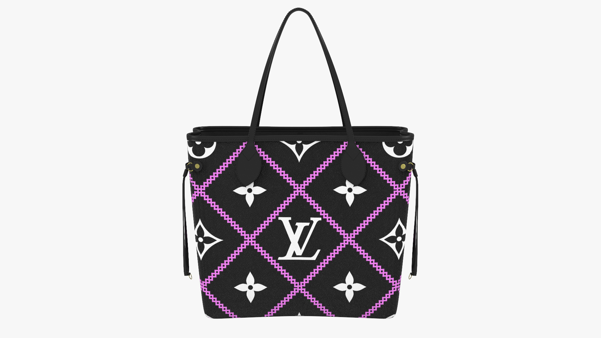 Louis Vuitton monogram eclipse never full bag