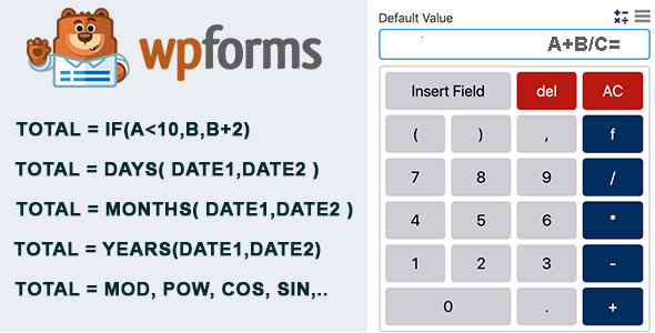 WPForms Cost Calculator