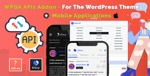 WPQA APIs - Addon and APPs For The WordPress Themes