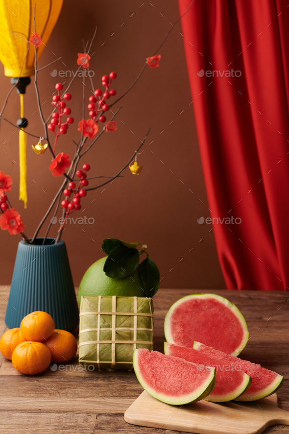 Fruits for Lunar New Year Stock Photo by DragonImages PhotoDune