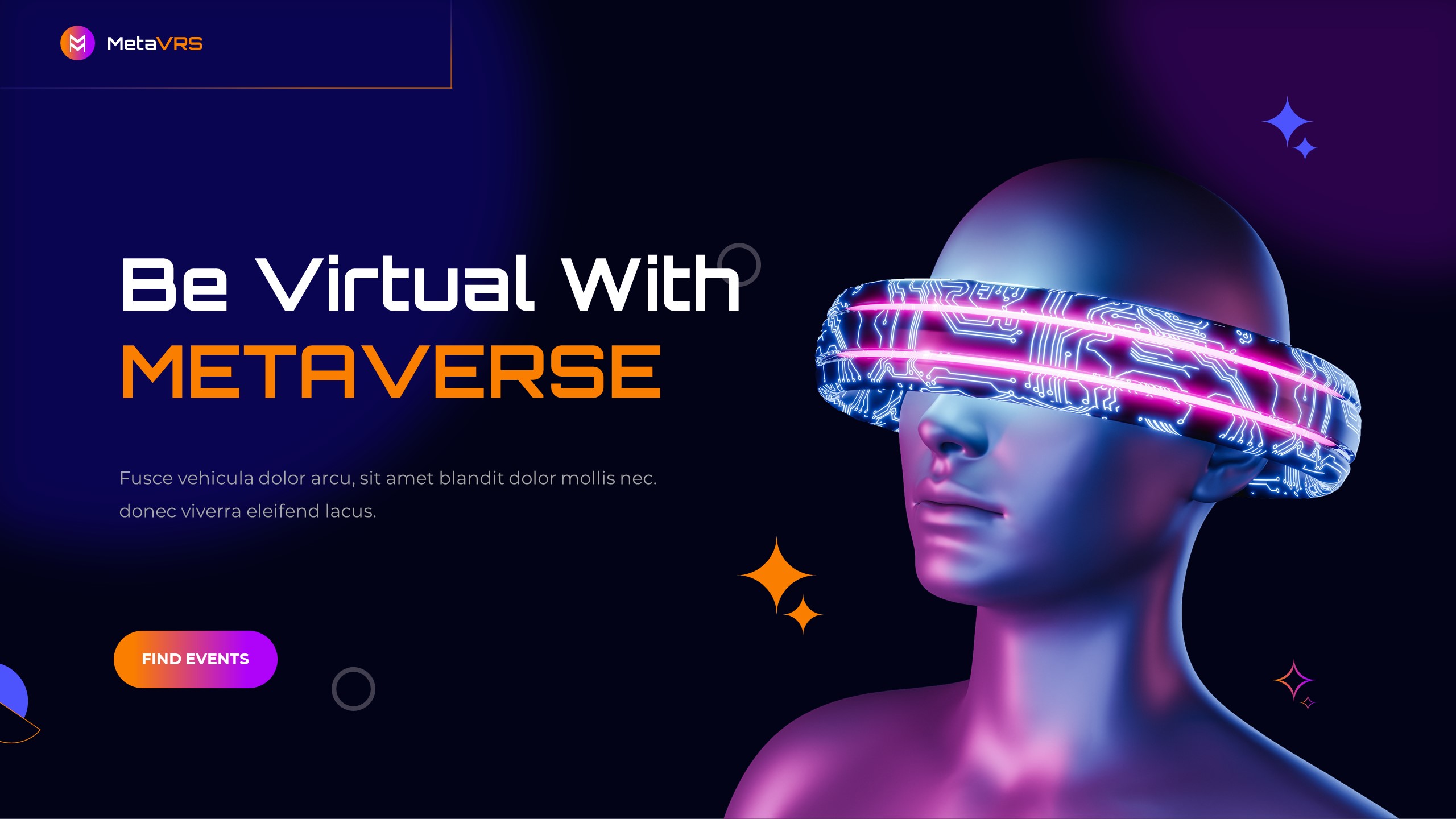 METAVRS - Virtual Reality and Metaverse Google Slides Template ...