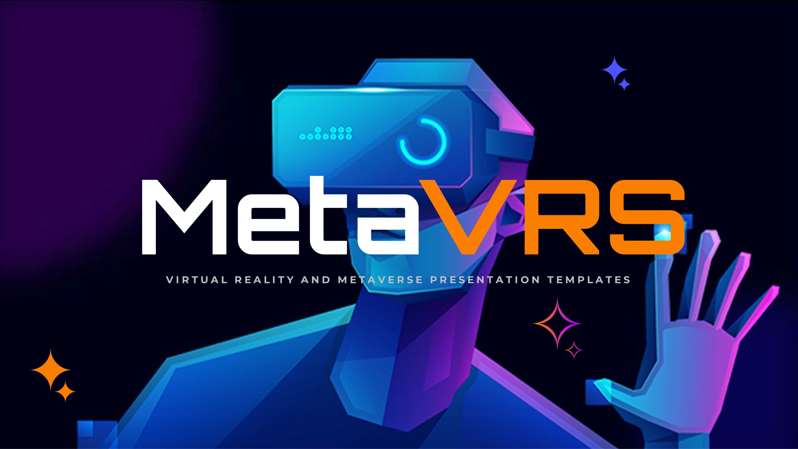 METAVRS - Virtual Reality and Metaverse Google Slides Template ...