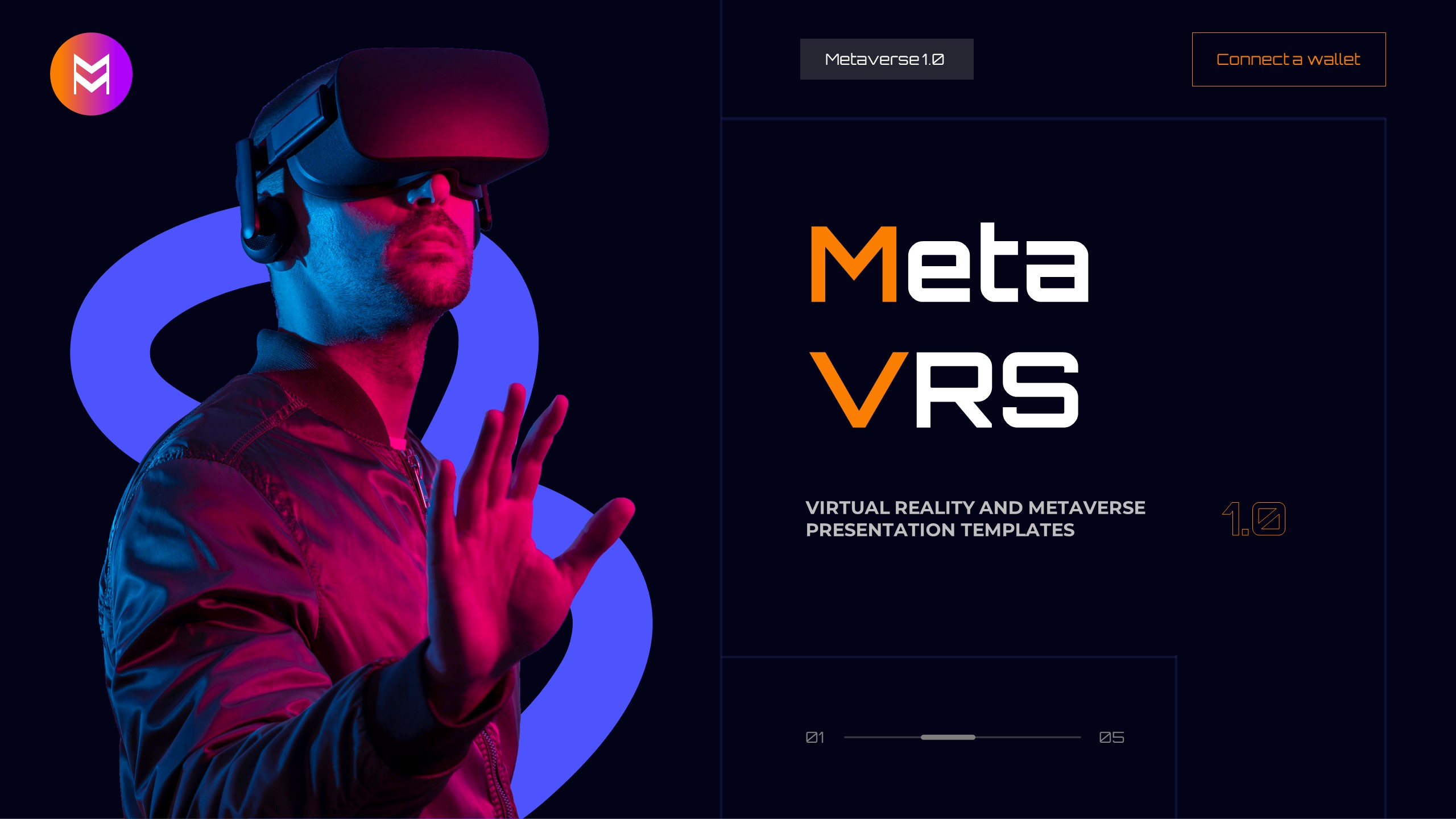 METAVRS - Virtual Reality and Metaverse Google Slides Template ...