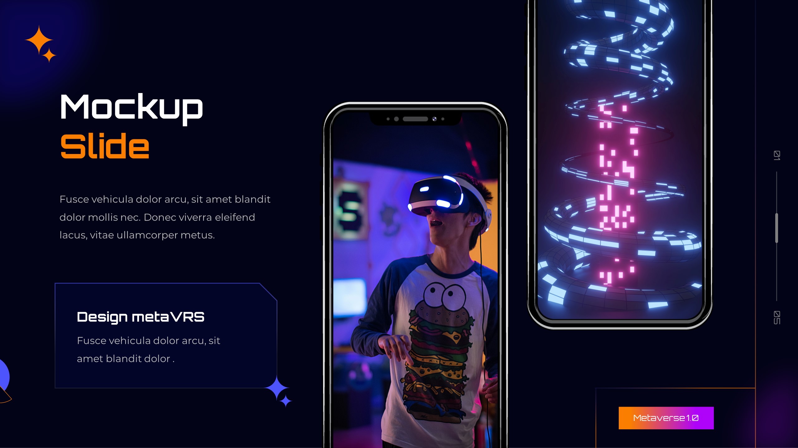 METAVRS - Virtual Reality and Metaverse Google Slides Template ...