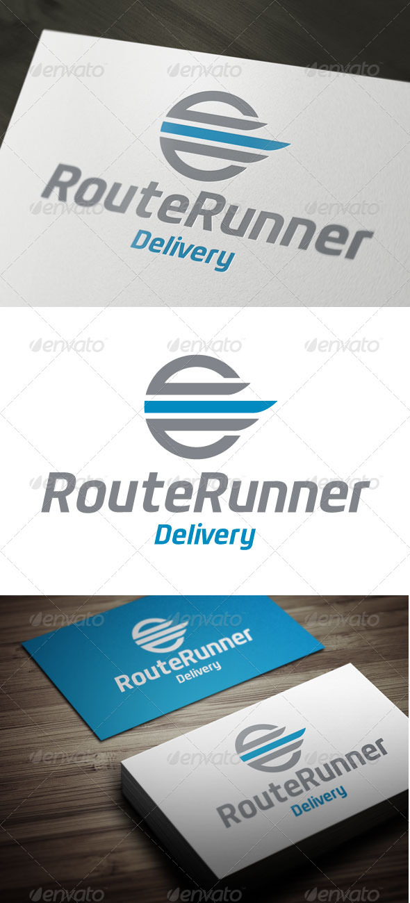 Route Runner - Abstract Logo Templates