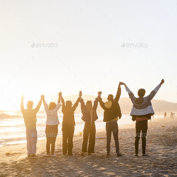 Freedom people background, happiness and hope - Stock Photo - Images