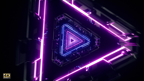 Neon Triangles Vj Loop alt