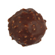 closeup detail of round chocolate candy on white background - PhotoDune Item for Sale
