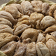 Traditional dried Turkish figs in a basket close up - PhotoDune Item for Sale