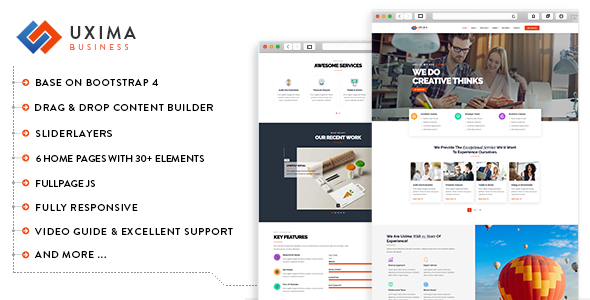 Uxima - Responsive Multipurpose Business Drupal 9 Theme by gavias ...