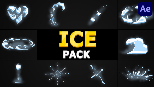 Cartoon Ice Pack | After Effects