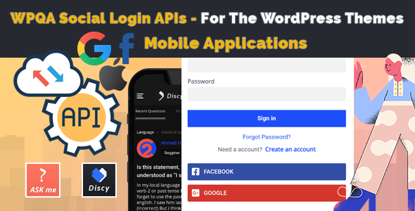 WPQA Social Login APIs - Addon For The WordPress Themes