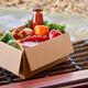 Box Of Fresh Ingredients For Online Meal Food Recipe Kit Delivered To Home On Doorstep - PhotoDune Item for Sale