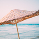 Close Up Umbrella On Sea Beach. Vacation - PhotoDune Item for Sale