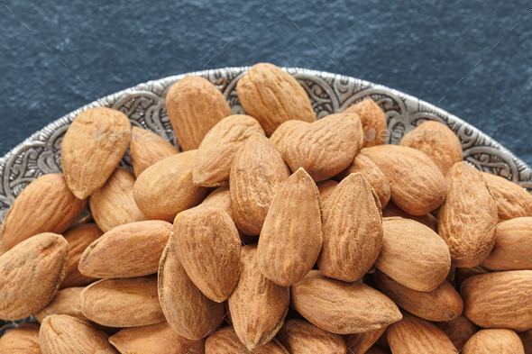 Fresh almonds - Stock Photo - Images