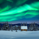 Fantastic landscape with northen light - PhotoDune Item for Sale