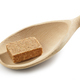 instant beef broth cube in wooden spoon - PhotoDune Item for Sale
