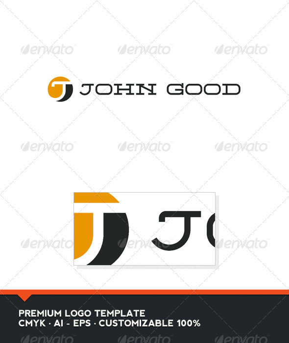 John Good - Letter J Logo Template - Letters Logo Templates